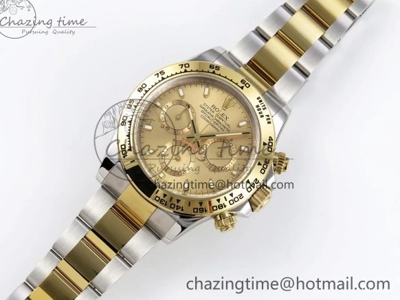 Best YG SS SA4130 1:1 Clean 116503 on Bracelet YG Daytona V2 Edition Dial 0119